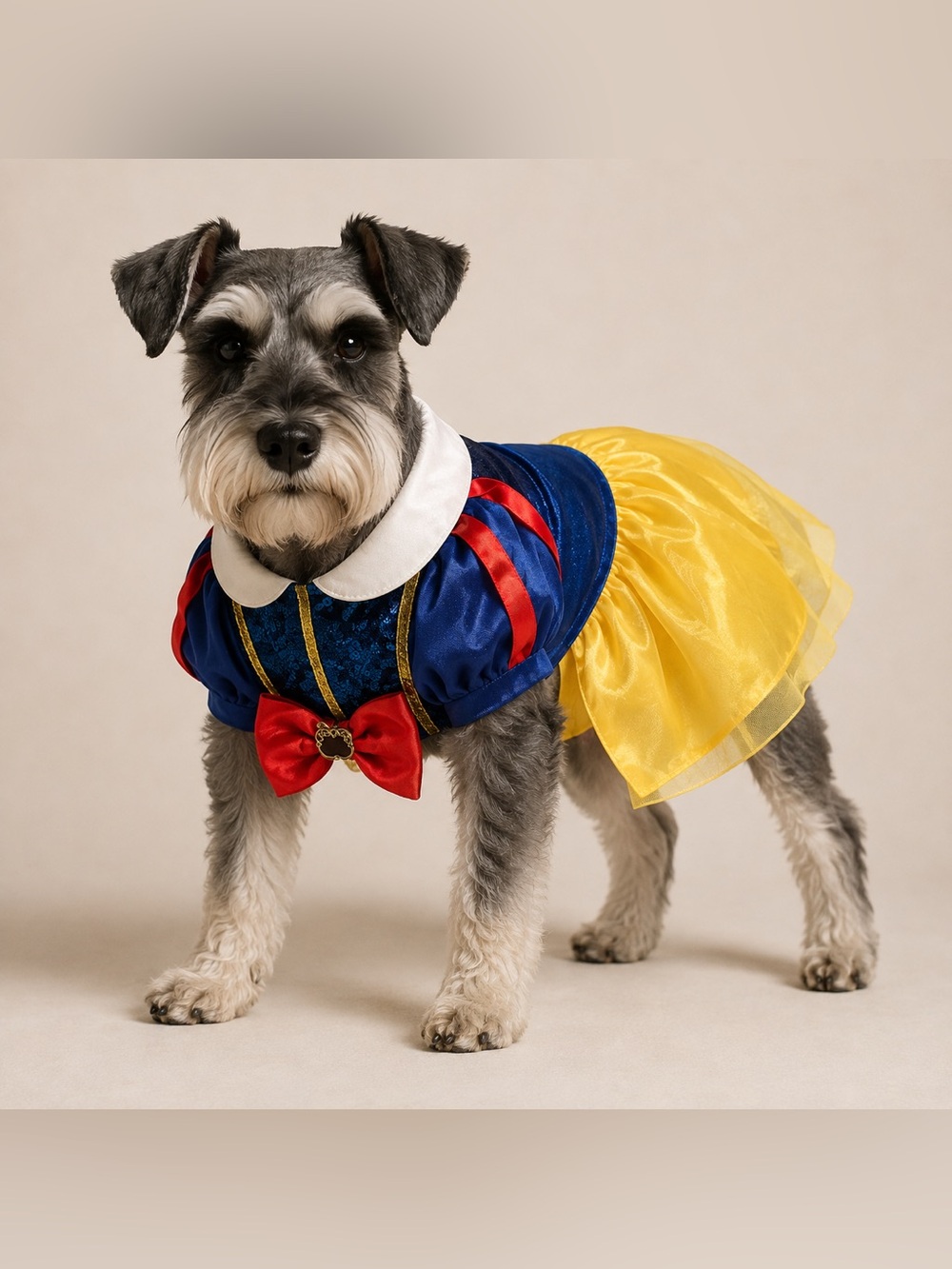 Disney Snow White Large Dog Costume Dress NWT